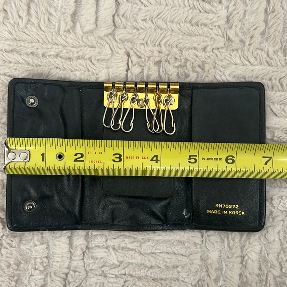 Vintage Liz Claiborne key wallet black - Picture 15 of 16